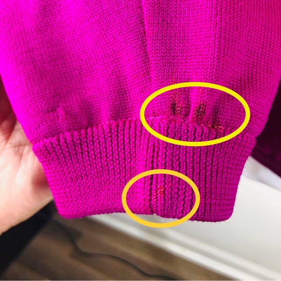 Valentino Vintage 100% Wool Sweater Cardigan 8 - Picture 11 of 13